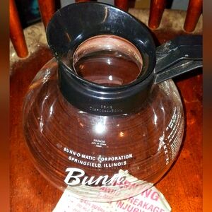 New BUNN Glass Coffee Carafe With Black Handle